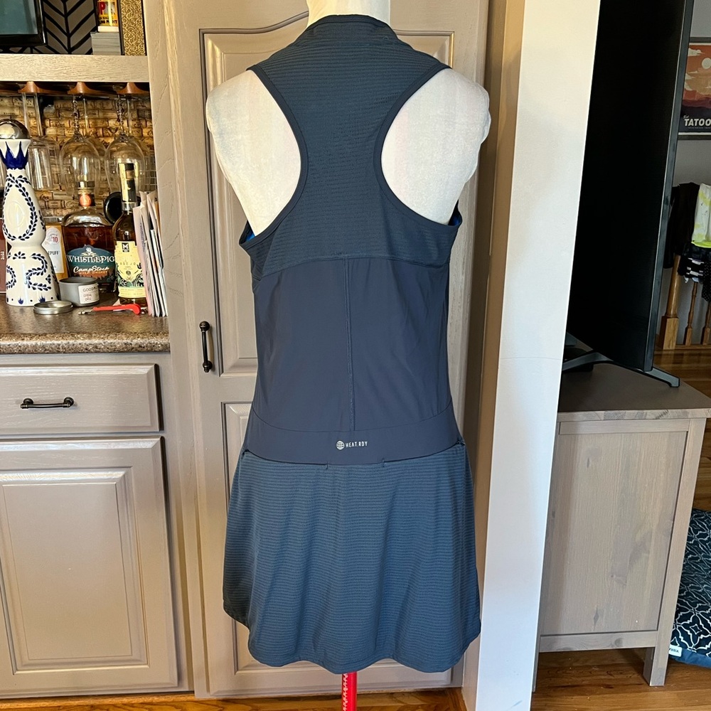Adidas Standard Heat RDY Golf Dress in Crew Navy - Picture 2 of 10